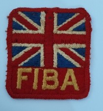 PARCHE DE TELA DE BALONCESTO ANTIGUO - ÁRBITRO FIBA - SUIZA SUIZA.
