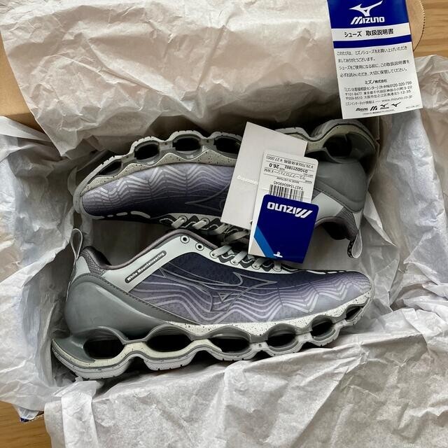 White Mountaineering × Mizuno WAVE PROPHECY X Men's Shoes with Box Sports  Style