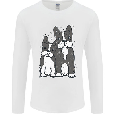 A Pair of Bulldogs Mens Long Sleeve T-Shirt
