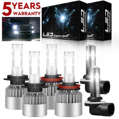 Para For Hyundai Elantra 2013-2017 2018 - H7 H11 LED faro +881 luces antiniebla