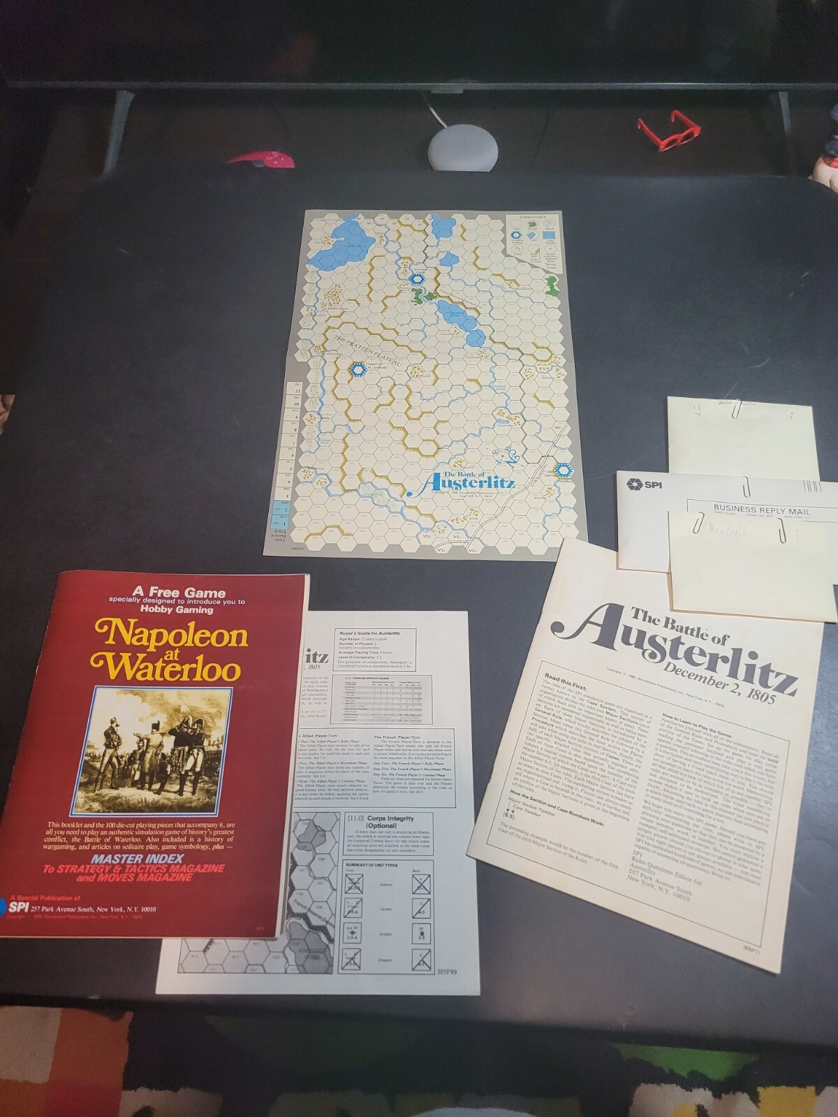 Vintage 1980 The Battle of Austerlitz Board War Game SPI eBay