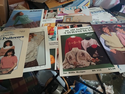 Lot of 40X Vintage Assortment of Crochet and Knitting Leaflets & Pattern Lot 42 - Picture 5 of 8