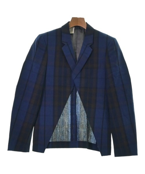 N.HOOLYWOOD Casual Jacket BluexBrown(Check Pattern) (Approx N.HOOLYWOOD Casual Jacket BluexBrown(Check Pattern) (Approx