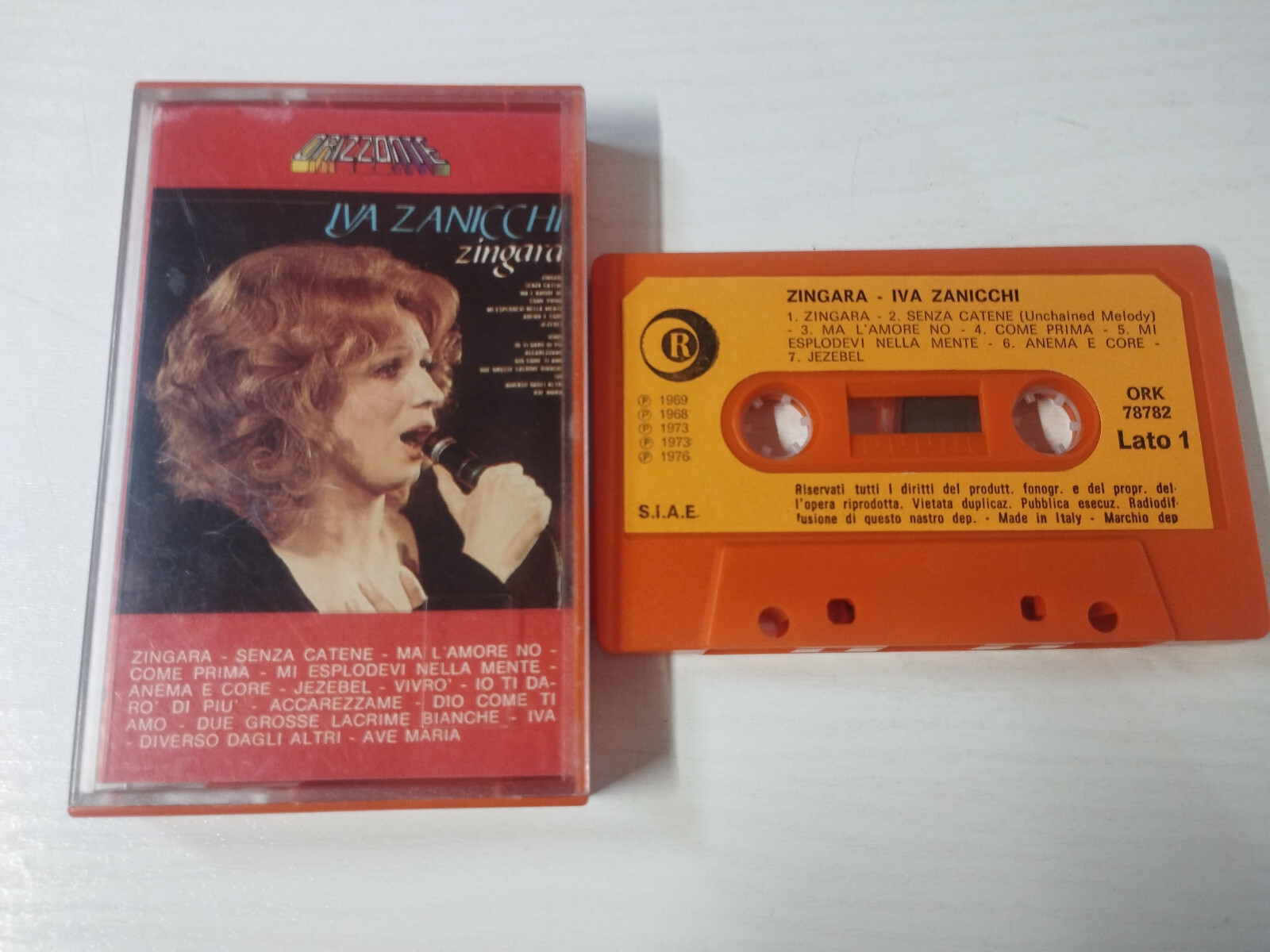 Iva Zanicchi Zingara 1979 Italie Press - Cassette Ruban