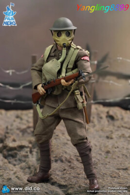 DID XB80028 WWI British Infantry Albert Brown 1/12 Action Figure