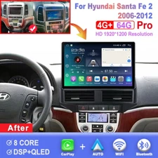 13.1 inch For HYUNDAI Santa Fe 2 2006-2012 Car Radio Carplay Android Multimedia