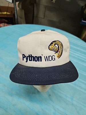 Vintage K Products Strapback Hat Python WDG Made In The USA