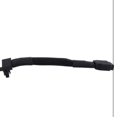 12VHPWR 16 Pin GPU Cable PCIe 5.0 Female to Male Extension 90 Degree Angle