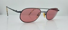 Vintage Bada BL1668 Black Oval Japan Sunglasses FRAMES ONLY