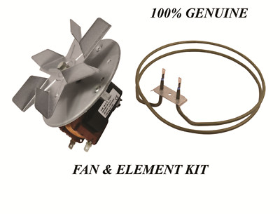 Hotpoint Gebläse Ofen Element & Gebläse Motor Kit C00149168 & C00293308 Belling, Creda +