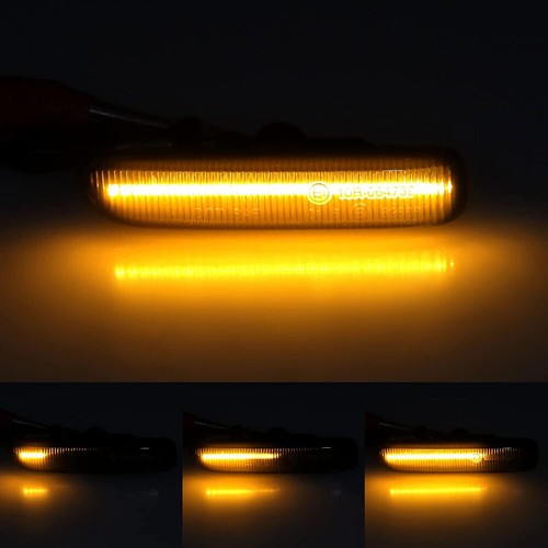 Amber Corner Lights For BMW 3 Series E46 Sedan/Wagon (2002-2005) - Pair Of Front Turn Signal Lights 2 thumbnail image