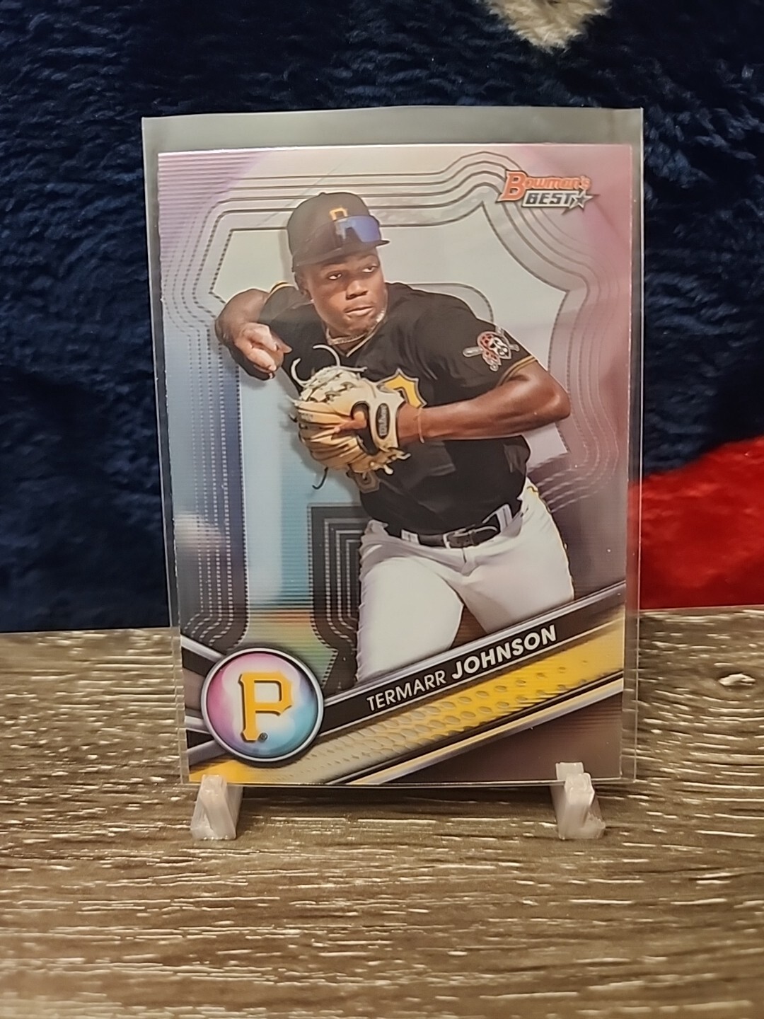 2022 Bowman's Best #TP-30 Termarr Johnson Top Prospects Card Pittsburgh Pirates