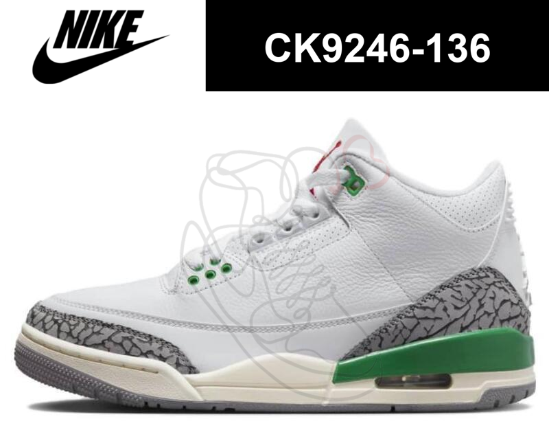 Air Jordan 3 Retro Lucky Green in Size 9