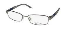 TIMEX TMX MERGE FULL-RIM METAL SIGNATURE LOGO DESIGNER EYEGLASS FRAME/GLASSES