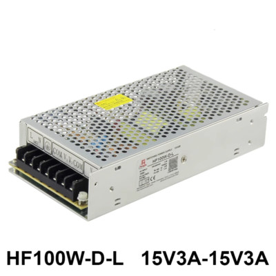 1pc New HF100W-D-L  Hengfu Switching Mode Power Supply DC15V3A -15V3A