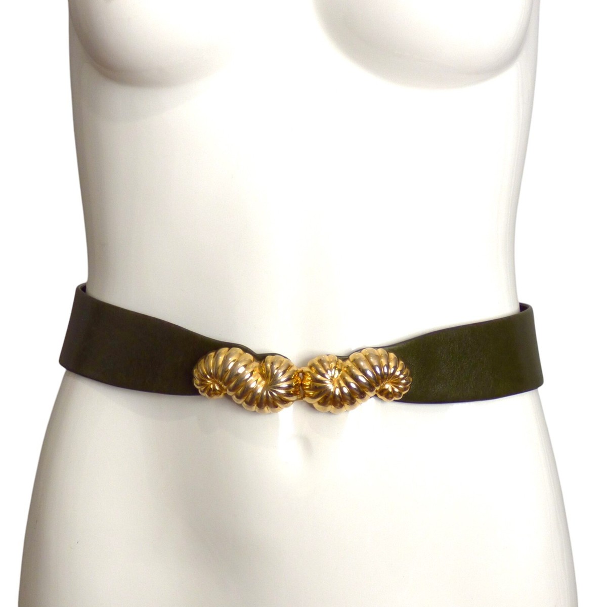 vintage 80s leather-jewelry belt