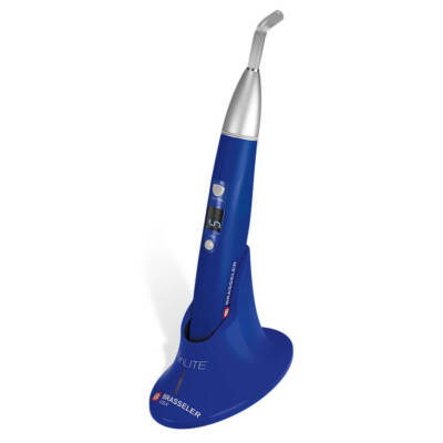 Handpiece enLite LED Curing Light Blue Complete Set and Accessories By Brasseler
