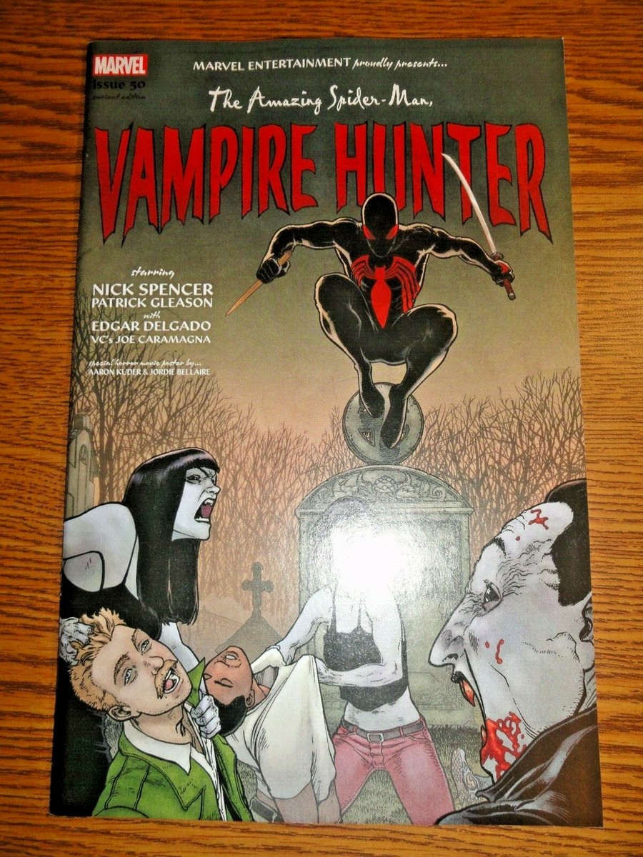 Amazing Spider-man #50 Vampire Hunter Variant Cover NM Kuder
