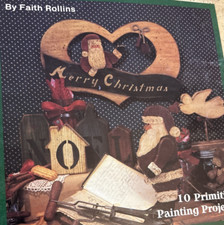 Vtg Rare Really Country CHRISTMAS REMEMBERED Tole Painting 1986 Pattern Bk
