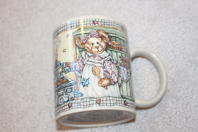 Boyds Collection Bearware Pottery 2000 Bear Ceramic Coffee Mug Cup Friendship