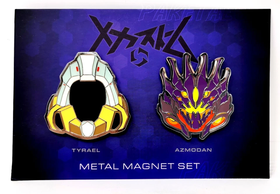 Heroes of the Storm – Mecha Metal Magnet Set Tyrael and Azmodan - RARE - Bild 3 von 4
