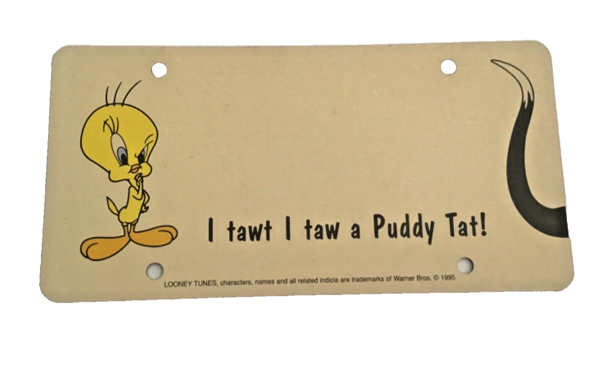 Looney Tunes トゥイーティー ライセンスプレート アメリカ雑貨通販 フィフティファイブ / トゥイーティー