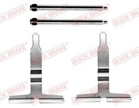 Quick Brake ZubehöRsatz Scheibenbremsbelag 109-1661 FüR CLK Klasse Mercedes S203