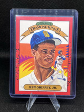 Leaf 1990 Donruss Ken Griffey Jr Diamond Kings Rookie #4 Seattle Mariners 