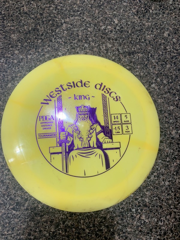 Westside Tournament King 173g￼ Distance Driver Disc Golf 8/10 Condition No Ink