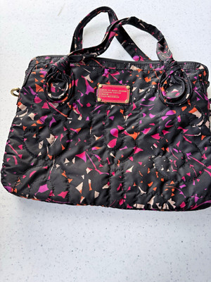 Marc by Marc Jacobs Quilted Zip Satchel, Detachable Strap, Abstract Print