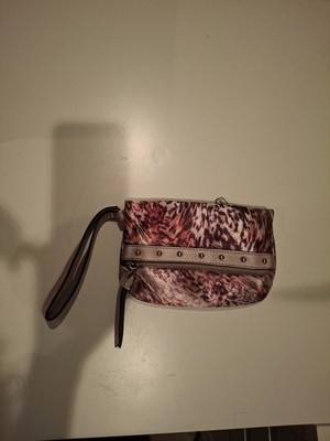 J Lo Small Wrist Bag Pink Print