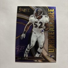 2020 Panini Select #U14 Ray Lewis Unbreakable Baltimore Ravens