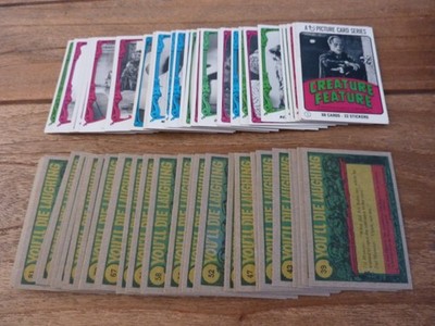 Topps Creature Feature You'll Die Laughing Karten von 1980 - sehr guter Zustand! Karten aussuchen!