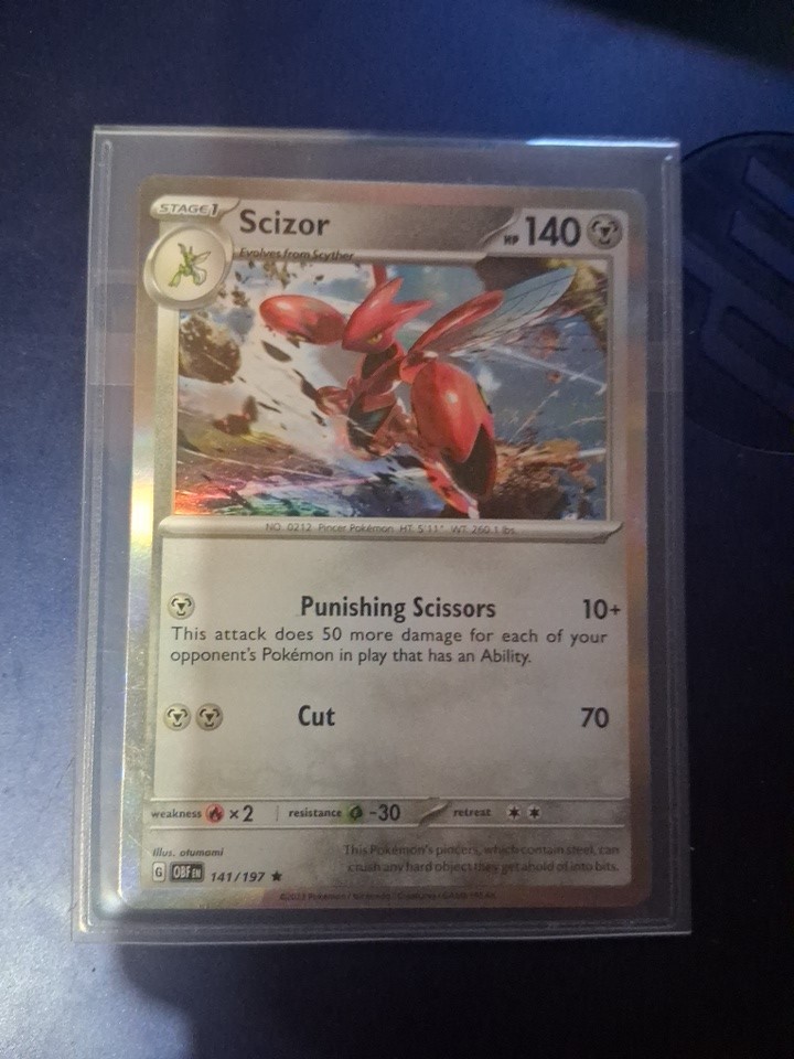 Scizor 141/197 SV03: Obsidian Flames Holo-NM