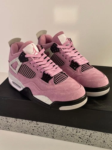 Nike Air Jordan 4 "Orchid" Mid Top Basketball Women And Moen Running Shoes