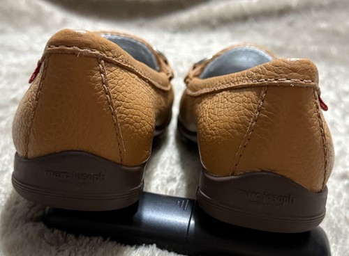 Marc Joseph Grand Street Golf Shoe SlipOn Cognac Loafer Shoes Womens Sz 5 -NEW - Picture 14 of 21
