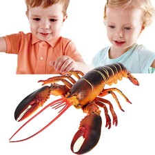 Boston Lobster Toy Vivid Lobster Figurine Decor Simulated Marine Animal Model