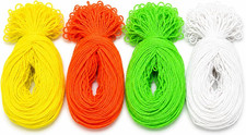 Polyester Yoyo Strings, 40 Pack  10-strand replacement strings in green, white,