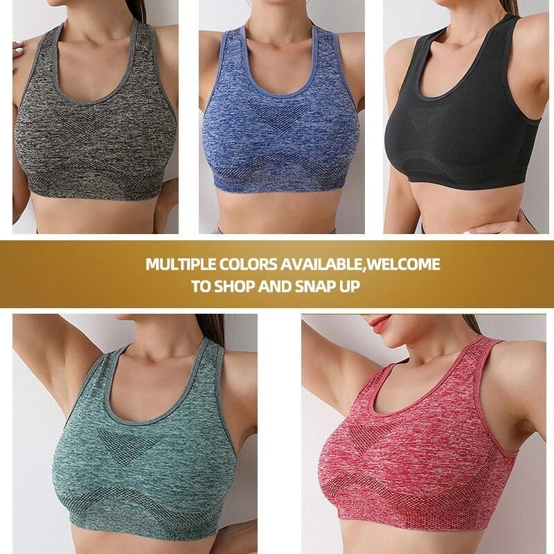 Reggiseno sportivo da donna con schiena incrociata, senza ferretto, yoga, traspirante, elasticizzato, per yoga, fitness, senza ferretto, traspirante, per fitness, comfort, reggiseno con spalline criss