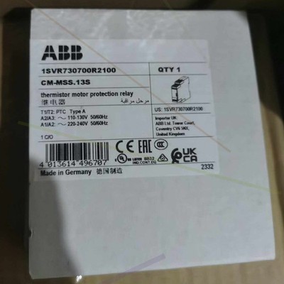 Neu ABB CM-MSS.13S 1SVR730700R2100 SCHUTZRELAIS Qualitätssicherung