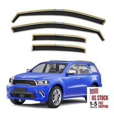 in-Channel Window Rain Guards Fit for Dodge Durango For 2011-2026 Dodge Durango
