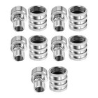 5pcs Stainless Steel Garden Hose Connect Fittings,3/4 in Water Hose 6248
