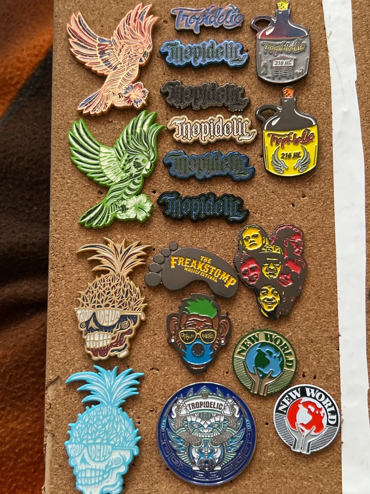 Tropidelic Pins #1 | Various Styles | YOU CHOOSE! | Bands Hat Lapel LE Limited
