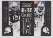 2014 Score Numbers Game Keenan Allen TY Hilton #NG13 1u6