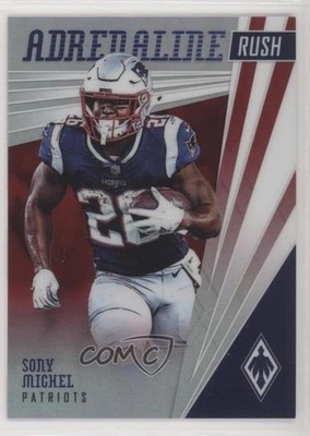 2019 Panini Phoenix Adrenaline Rush Red 30/299 Sony Michel #17 01xd