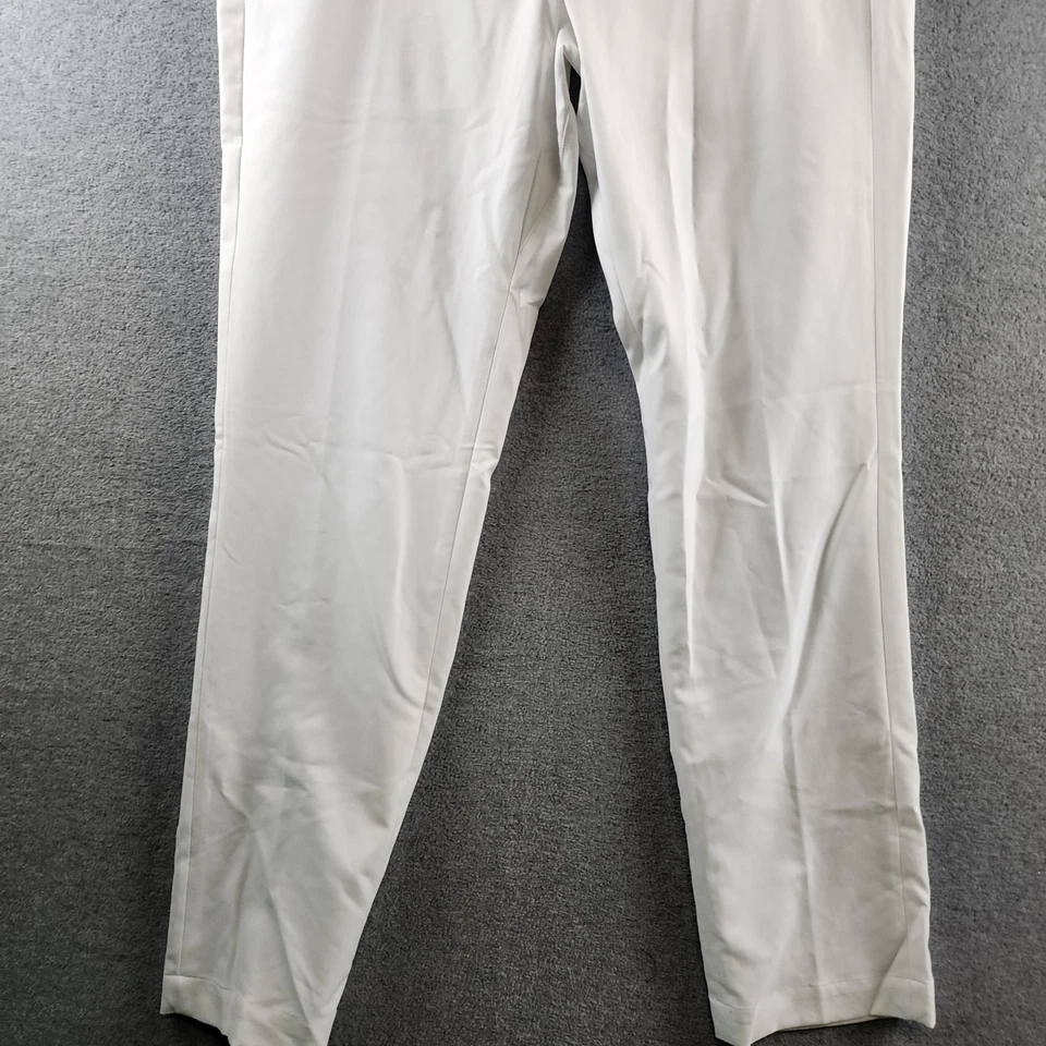 Calça Polo Ralph Lauren Golf Ajuste Personalizado Performance Sarja Masculina 32X32 Branca - Imagem 3 de 4