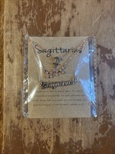 Sagittarius Zodiac Sign Constellation Layered Gold Plated 3 Necklaces Set