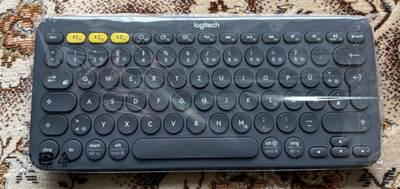 Logitech K380 Bluetooth Tastatur - schwarz, Deutsch, für 3Geräte, gebraucht