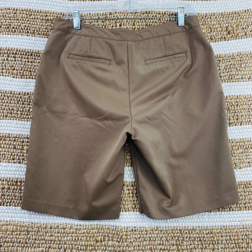 Izod PerformX Women’s Bermuda Shorts Size 8 Brown Golf Athletic - Image 3 of 4