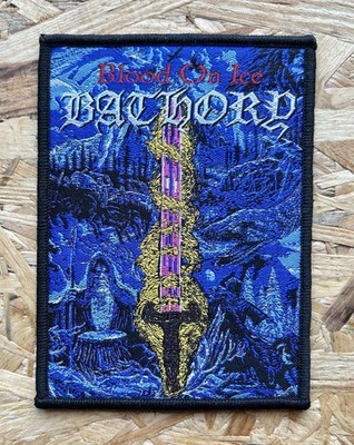 Bathory Patch Aufnäher Blood On Ice Under The Sign Of The Black Mark